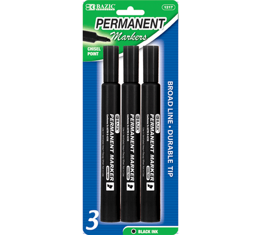 Black Permanent Markers